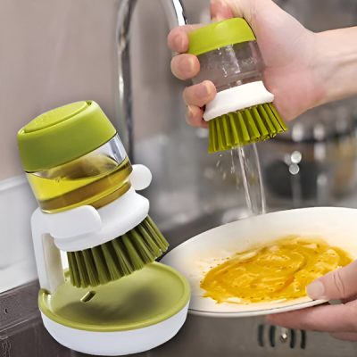 Čisticí kartáč s dávkovačem a stojanem | BRUSKICA