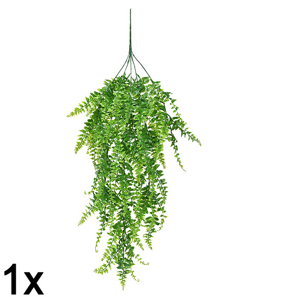 1x Umělá závěsná kapradina (80 cm) | FERNY