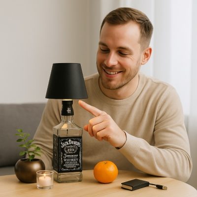 Lampa z lahve, která promění jakýkoliv prostor | BOTLAMPI