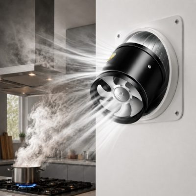 Odsávací ventilátor pro kuchyň, koupelnu a kancelář - 160 m³/h nebo 530 m³/h | VENTORIS