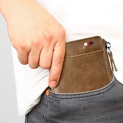 Bezpečná kožená peněženka na zip | ZIPPWAL